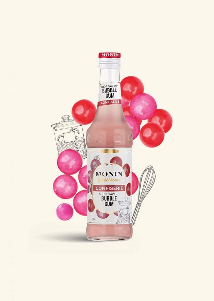 Sirop Saveur Bubble Gum - MONIN Expérience - Gamme Confiserie